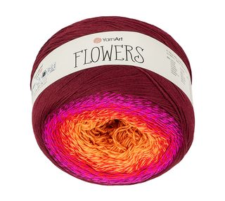 Příze Flowers Růžová,Oranžová /310