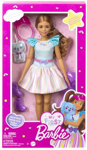 MATTEL BRB Panenka moje první Barbie set s doplňky 4 druhy