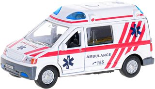 Auto záchranné složky CZ zpětný chod 14cm na baterie Světlo Zvuk 4 druhy kov