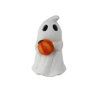 Halloweenská dekorace duch s LED osvětlením X7434 - 11.4 × 10.4 × 19.4 cm