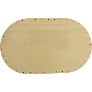 překližka tl.4 mm, ovál 30x18 cm s otvory 22P3018V - 30x18 cm