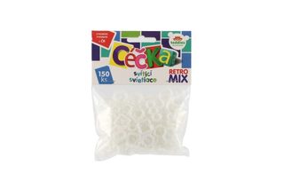 Céčka svítící 150 ks retro mix