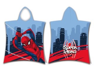 Plážová osuška pončo Spider-man Super hero 50x115 cm