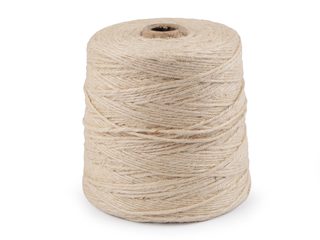 Provázek jutový Ø3 mm - 1000 g - na pletení tašek dekorací