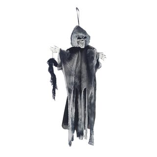 Halloween smrtka k zavěšení X5894 - 35×6×60 cm