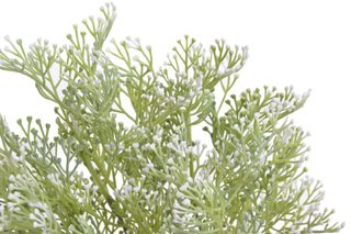 Umělá tráva broom bloom 37 cm - bílá