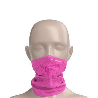 ZLEVNĚNO - Dětský antivirový nanošátek v limitované edici SE HO NEBOJÍM :-) růžový