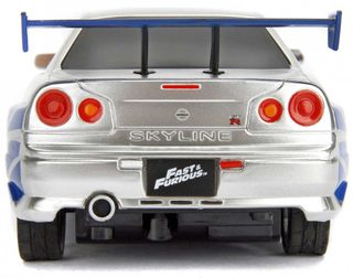 JADA RC Auto Nissan Skyline GT-R 1:24 Rychle a zběsile na vysílačku 2,4GHz na baterie