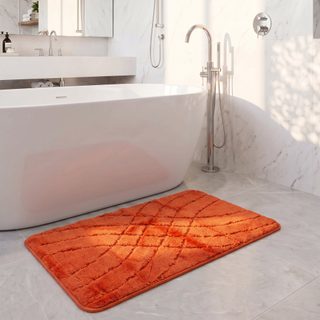 Koupelnová a WC předložka dráhy oranžové