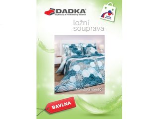 Povlečení bavlna Mandala mentol 220x200, 2x 70x90 cm