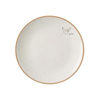 Talíř keramický dezertní STATEK slepice O0537 - pr.19,5cm,v.2,5cm