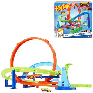 Hot Wheels extrémní hyper smyčka (akční dráha + autíčko) Mattel