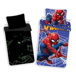 Povlečení Spiderman svítící efekt 140x200, 70x90 cm