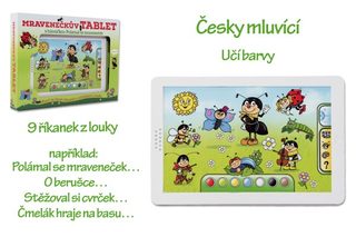 Mravenečkův  Baby tablet dotykový naučný česky mluvící