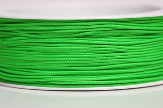 Kreativní šnůrka šíře 1mm neonově zelená návin 50 m