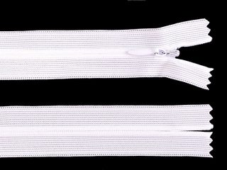 Spirálový zip skrytý šíře 3 mm délka 50 cm Dederon
