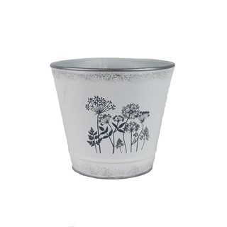 Květináč plechový K3587/2 - dia 14,5 × 13 cm