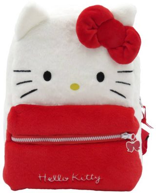 PLYŠ Batůžek dětský kočička Hello Kitty 23x30cm