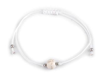 Náramek shamballa s imitací minerálu