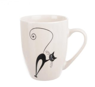 Hrnek porcelán kočka 370 ml O0576 - o. 370 ml