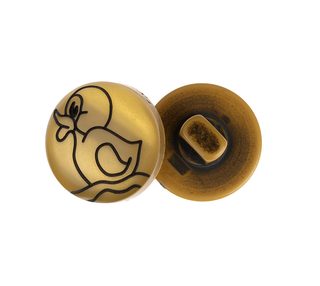 Knoflík - sada 6 ks Zlatá 316834