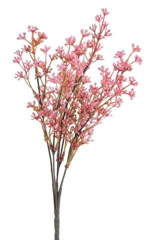 Kuličky populus 33 cm - růžová světlá
