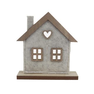 Dekorace domeček X5999-26 - 14 × 4 × 16 cm