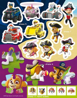 JIRI MODELS Zábava se samolepkami Tlapková Patrola (Paw Patrol)