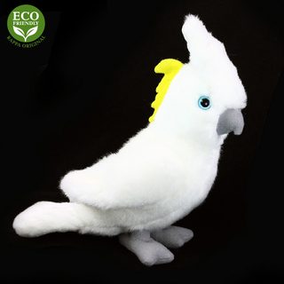 Plyšový papoušek kakadu 17 cm