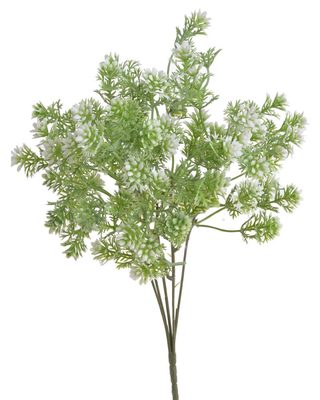 Umělý rozchodník trs 5 stonků bílozelený 33 cm