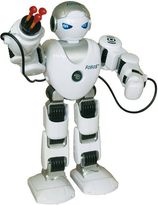 RC robot Fobos CZ (2,4 GHz, baterie, světlo, zvuk, chodící)
