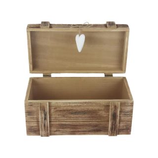 Dřevěný box D7349 - 18 × 13 × 12,5 cm