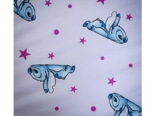 Povlečení Lilo a Stitch Pink Stars 140x200, 70x90 cm