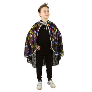 Dětský plášť s lebkami čarodějnice/Halloween