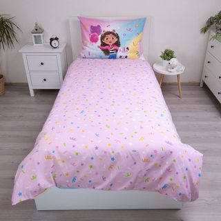 Povlečení Gabby´s Dollhouse Rainbow 140x200, 70x90 cm