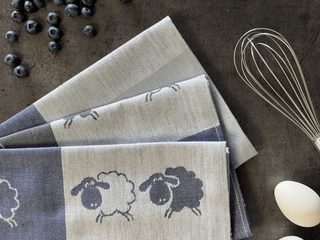 Utěrka Extra savá 50x70 cm Ovečky kostka modrá 3 ks