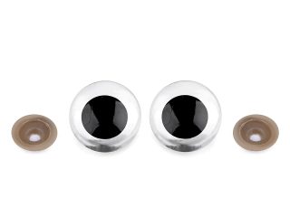 Oči velké s pojistkou Ø30 mm 4 kusy