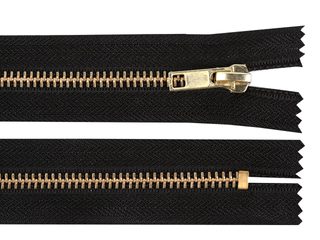 Kovový zip No 5 délka 16 cm (jeansový)