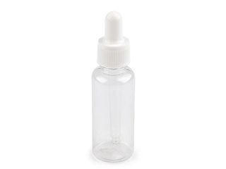 Plastová lahvička se skleněným kapátkem / pipetou 48 ml