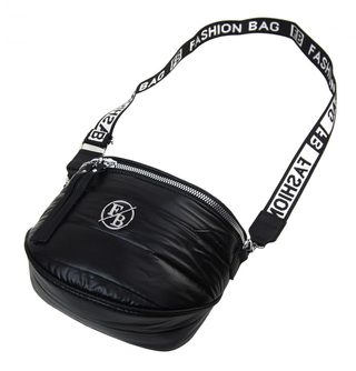 Moderní dámská crossbody kabelka / ledvinka metalická zelená