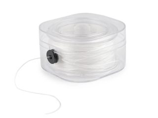 Pruženka / gumička plochá šíře 0,8 mm krabička s odvíjením