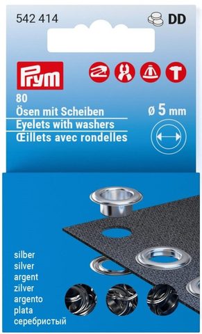 Průchodky 5 mm s podložkou 80 ks