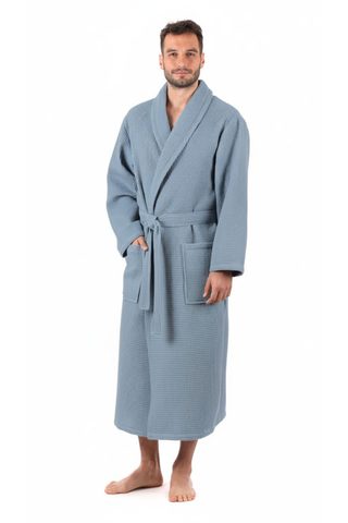 Unisex župan Esbo vaflový 21 23 5456 denim