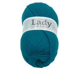 Příze LADY de Luxe Modrozelená 926 100g / 238 m