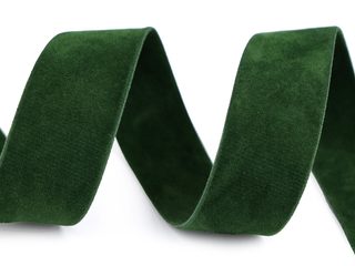 Semišová stuha velvet oboustranná šíře 25 mm METRÁŽ