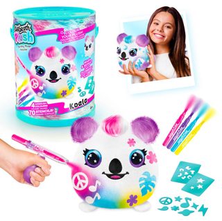 EP Line Airbrush Squish Pals Paint Can set plyšák k vybarvení 3 druhy