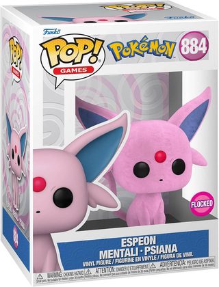 FUNKO Pop! Games Pokémon Flocked Espeon figurka plastová 884