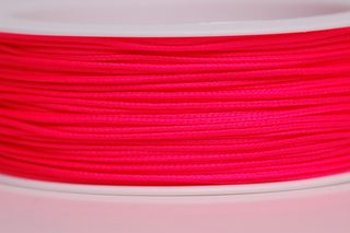Kreativní šnůrka šíře 1mm neonově růžová návin 50 m