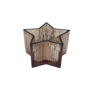 Dekorační svícen hvězda S0508/2 - 11×0×7 cm