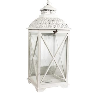 Dřevěná lucerna D1143/ Velká - 81 cm